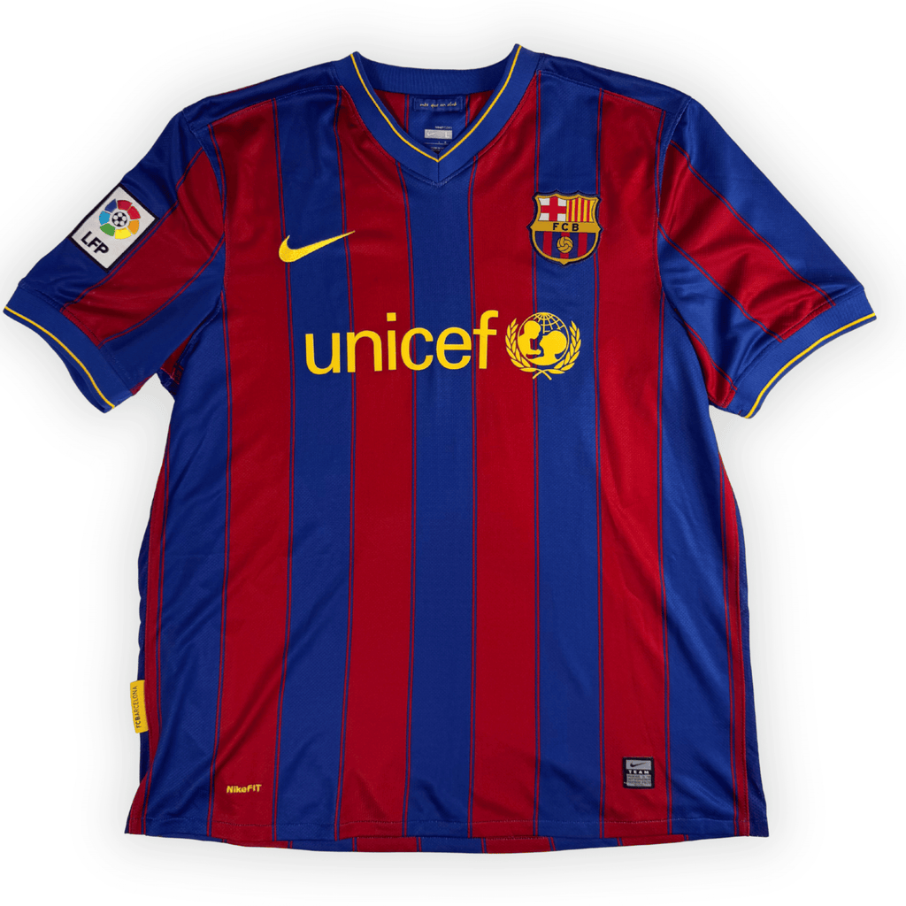 2009-10 FC Barcelona La Liga Home Shirt Messi #10 - (L) product image 2, provided for visual reference and product detail