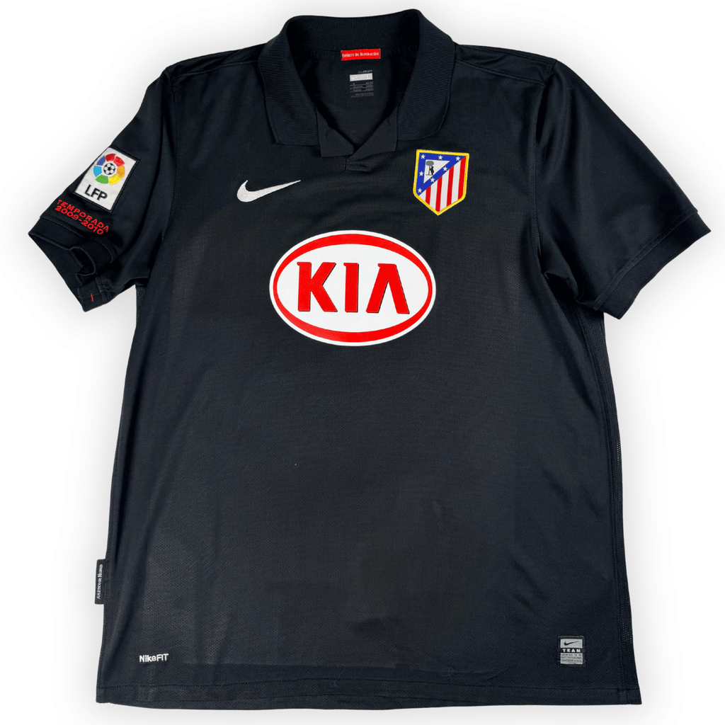2009-2010 Atletico Madrid La Liga Away Shirt Kun Aguero #10 - (L) product image 2, provided for visual reference and product