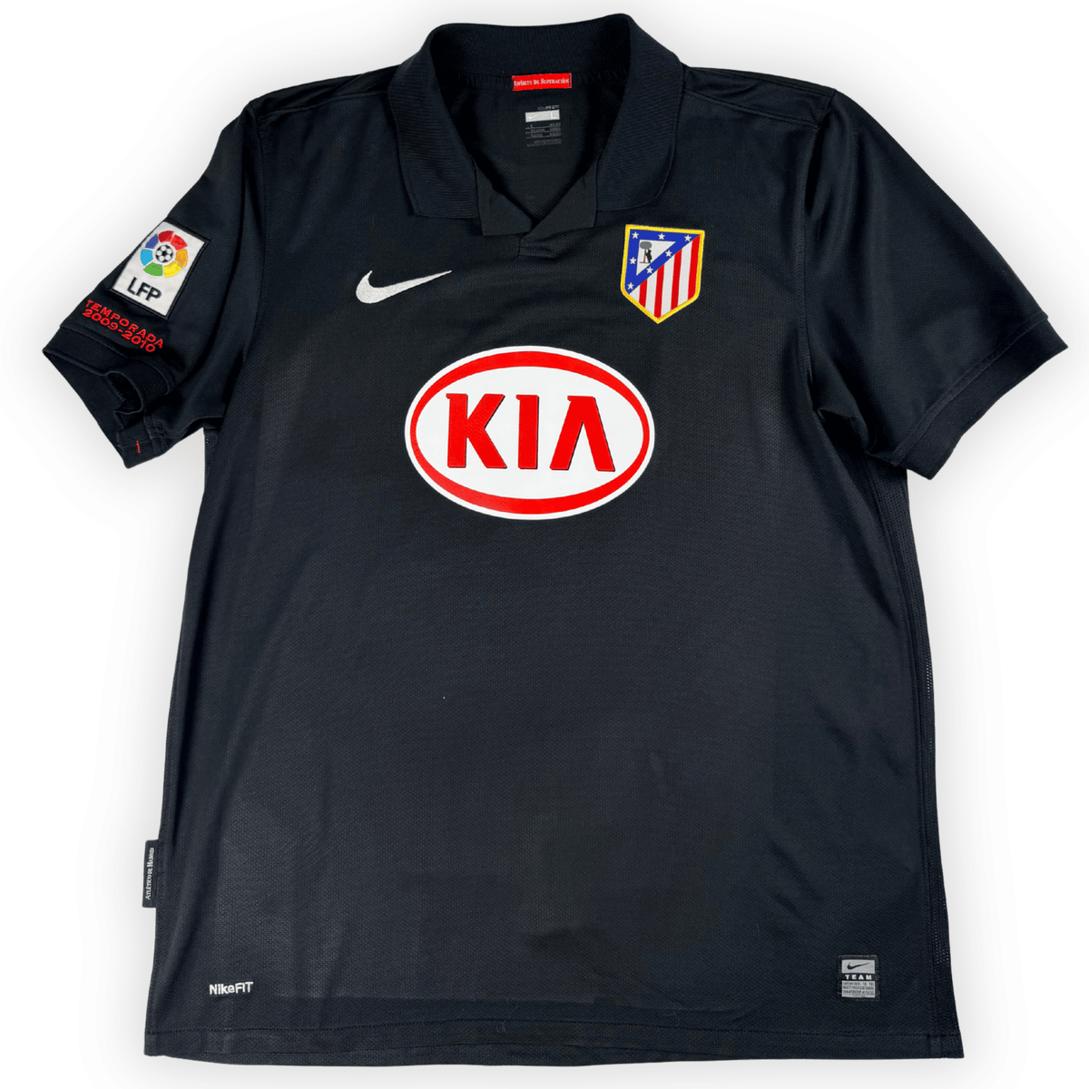 2009-2010 Atletico Madrid La Liga Away Shirt Kun Aguero #10 - (L) product image 2, provided for visual reference and product