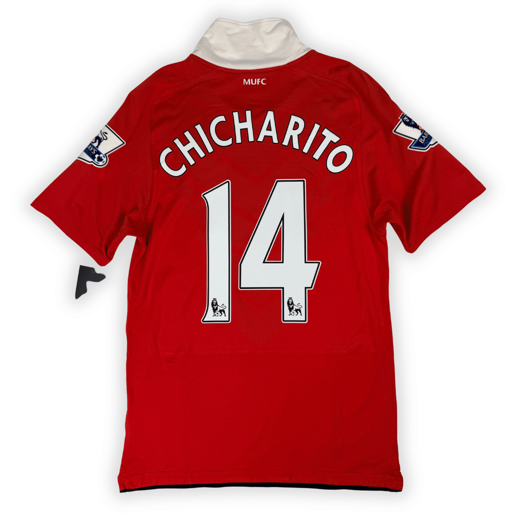 2010-2011 Manchester United Epl Home Shirt Chicharito #14 - (S) product image 1, provided for visual reference and product