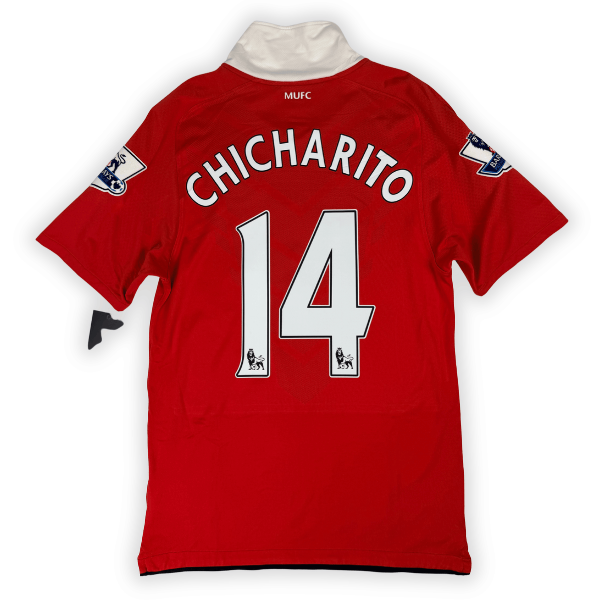 2010-2011 Manchester United Epl Home Shirt Chicharito #14 - (S) product image 1, provided for visual reference and product