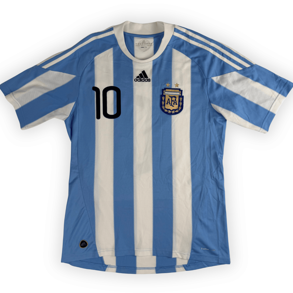 2010 Argentina Home Shirt Messi #10 - (M) product image 2, provided for visual reference and product detail review