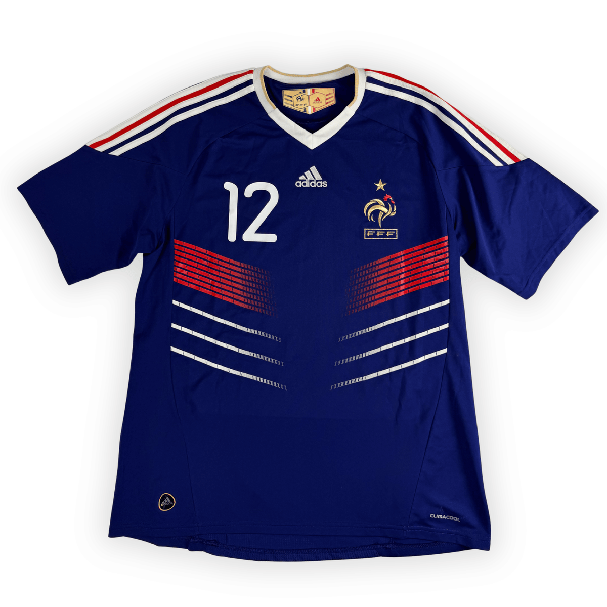 2010 France Home Shirt Henry #12 - (L) product image 2, provided for visual reference and product detail review