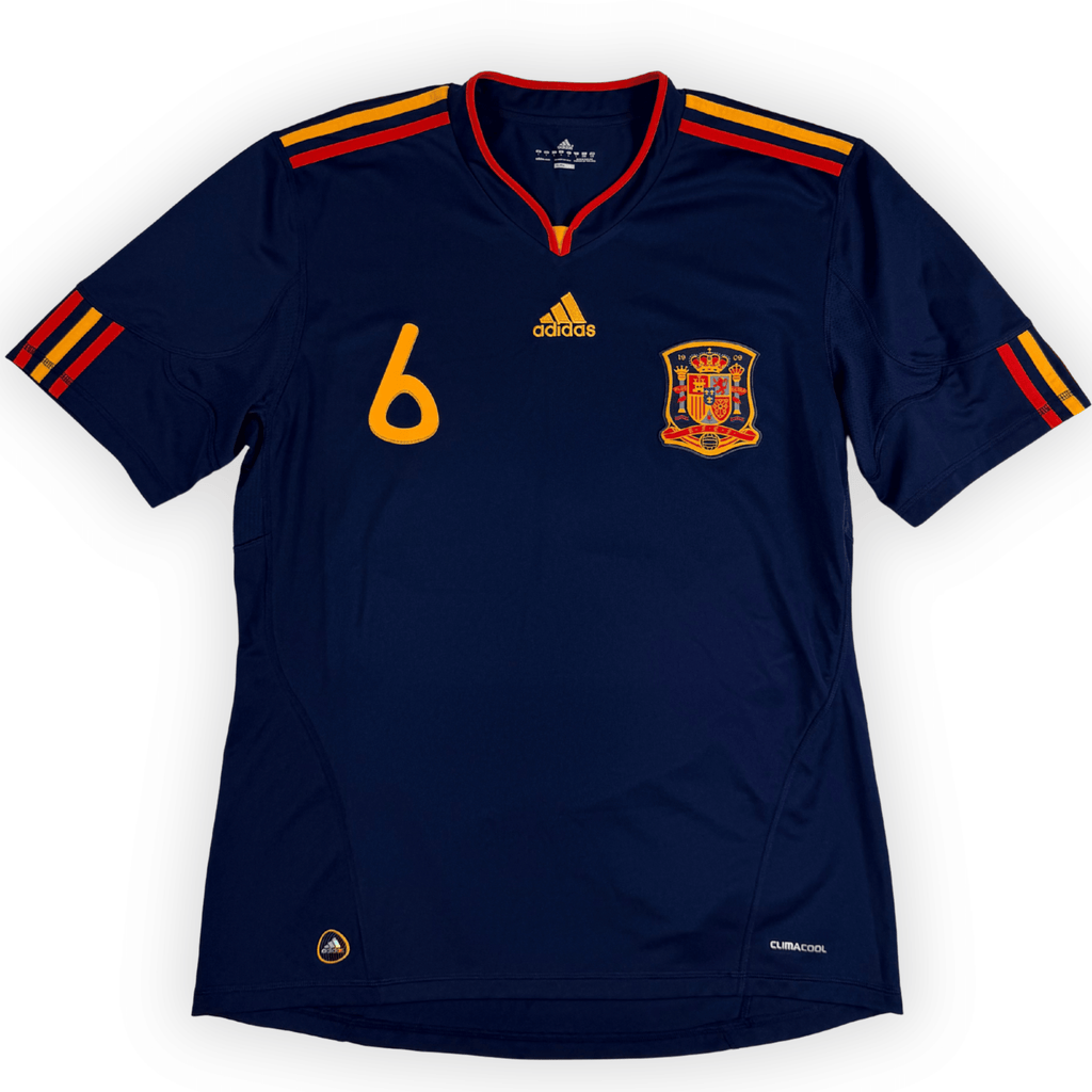 2010 Spain Away Shirt Iniesta #6 - (L) product image 2, provided for visual reference and product detail review