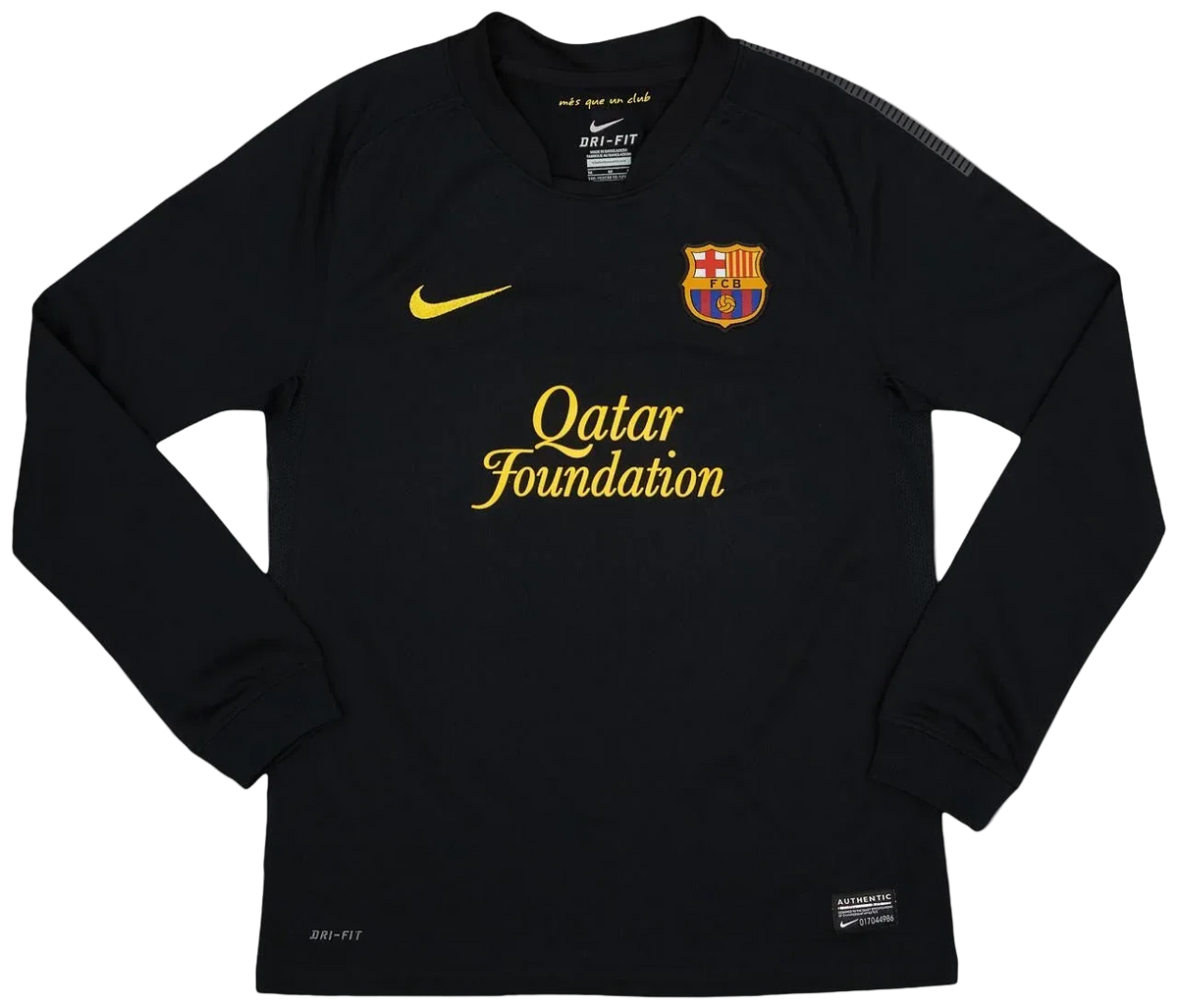 2011-12 FC Barcelona La Liga Away L/S Shirt Fabregas #4 - (L) product image 2, provided for visual reference and product