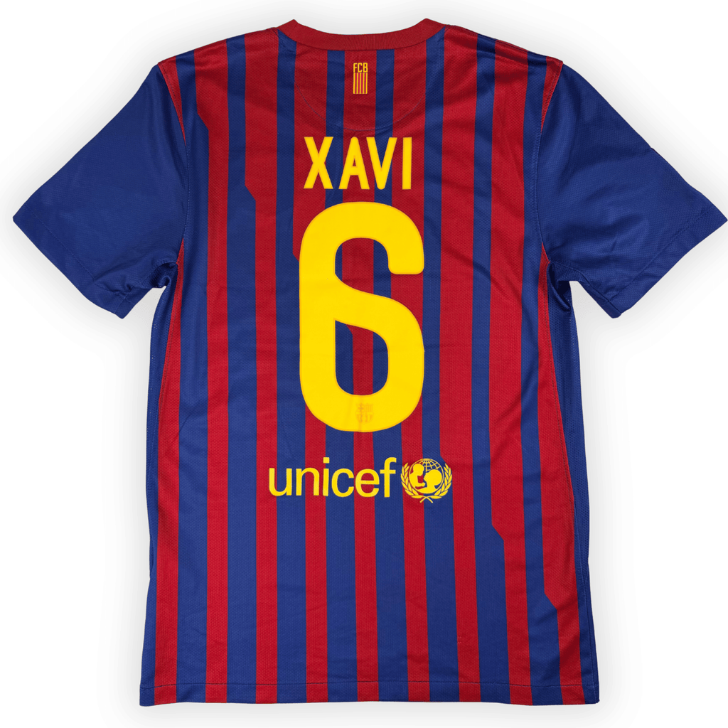 2011-2012 FC Barcelona La Liga Home Shirt Xavi #6 - (S) product image 1, provided for visual reference and product detail