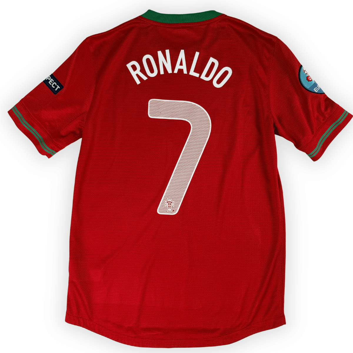 2012 Portugal Euro Home Shirt Ronaldo #7 - (S) product image 1, provided for visual reference and product detail review
