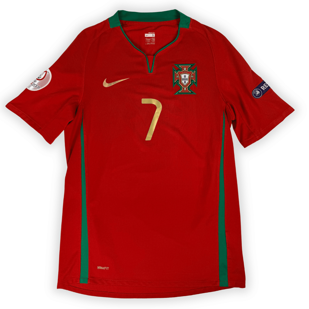2008 Portugal Euro Home Shirt Ronaldo #7 - (S) product image 1, provided for visual reference and product detail review