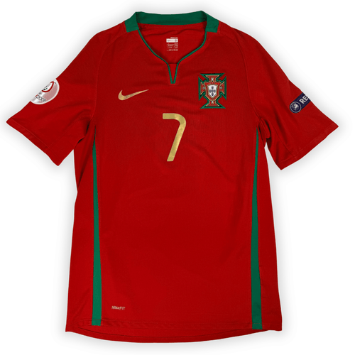 2008 Portugal Euro Home Shirt Ronaldo #7 - (S) product image 1, provided for visual reference and product detail review