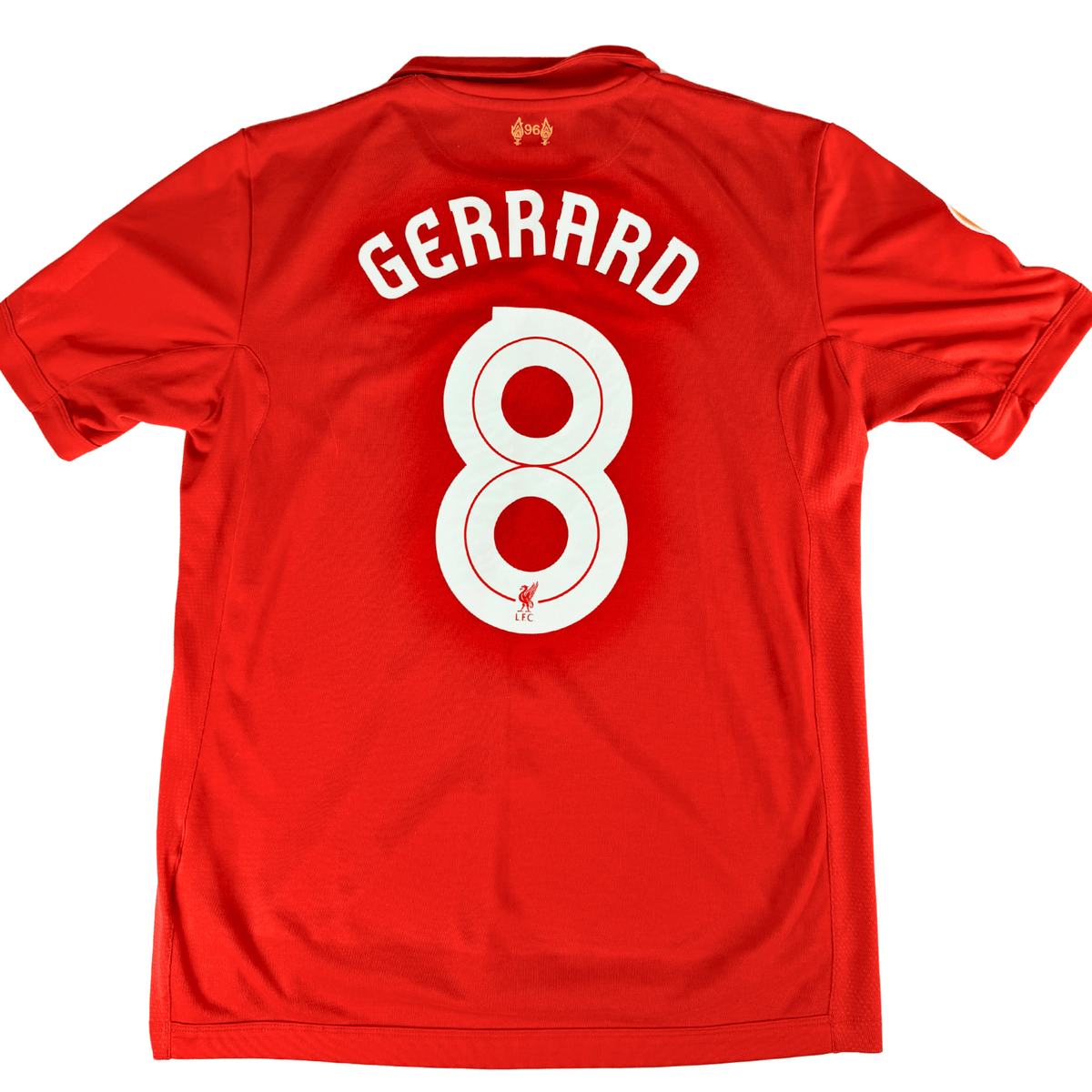 2012-2013 Liverpool Home Shirt Gerrard #8 - (L) product image 2, provided for visual reference and product detail review