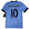 2014-15 Manchester City Home Shirt Aguero #10 - (S) product image 1, provided for visual reference and product detail review
