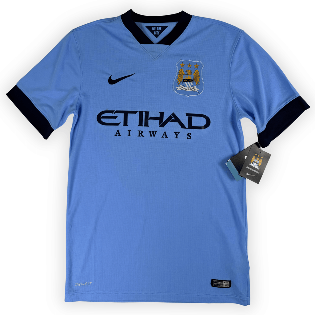2014-15 Manchester City Home Shirt Aguero #10 - (S) product image 2, provided for visual reference and product detail review