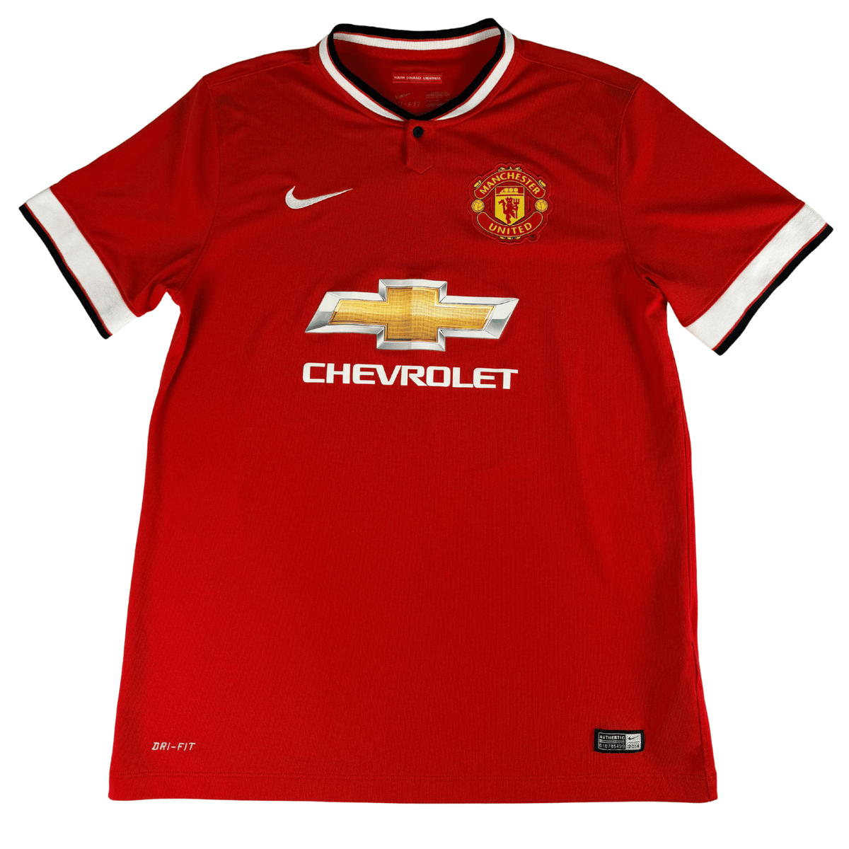 2014-15 Manchester United Home Shirt V. Persie #20 - (L) product image 2, provided for visual reference and product detail