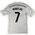 2014-15 Real Madrid La Liga Home Shirt Ronaldo #7 - (M) product image 1, provided for visual reference and product detail