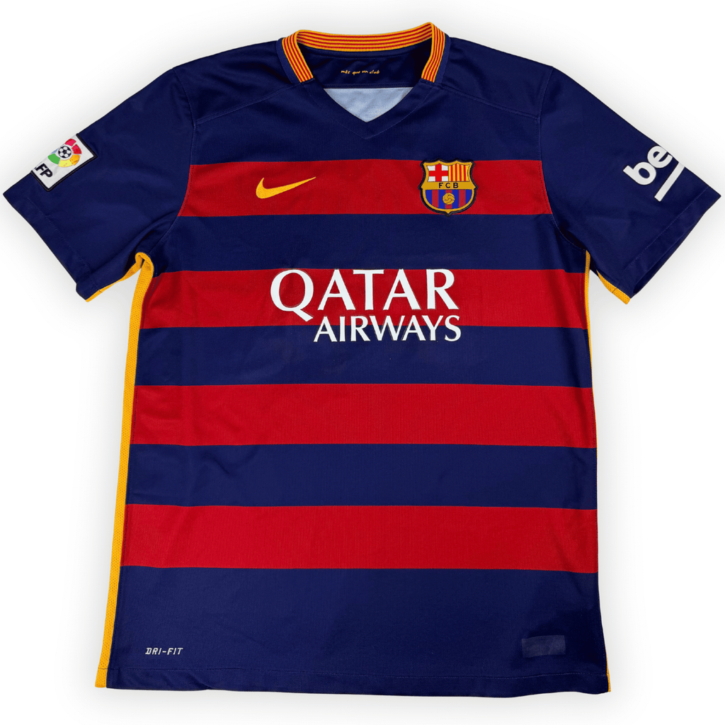 2015-16 FC Barcelona La Liga Home Shirt Messi #10 - (L) product image 2, provided for visual reference and product detail