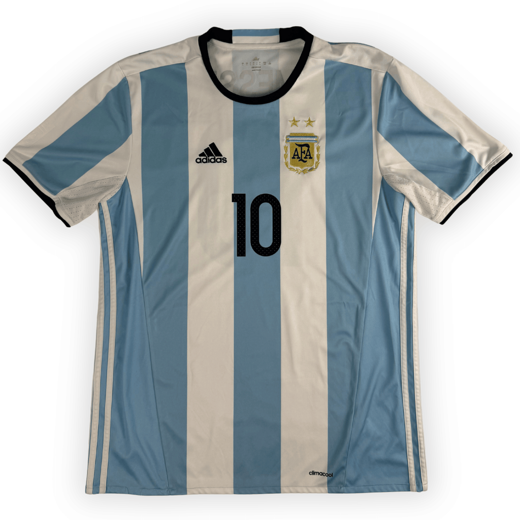 2016-17 Argentina Home Shirt Messi #10 - (L) product image 2, provided for visual reference and product detail review