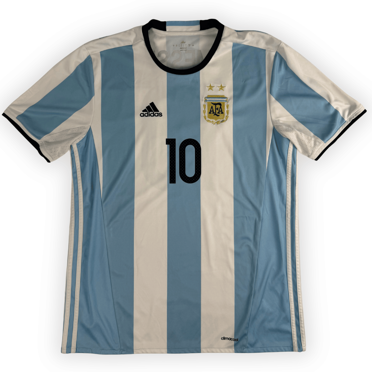 2016-17 Argentina Home Shirt Messi #10 - (L) product image 2, provided for visual reference and product detail review