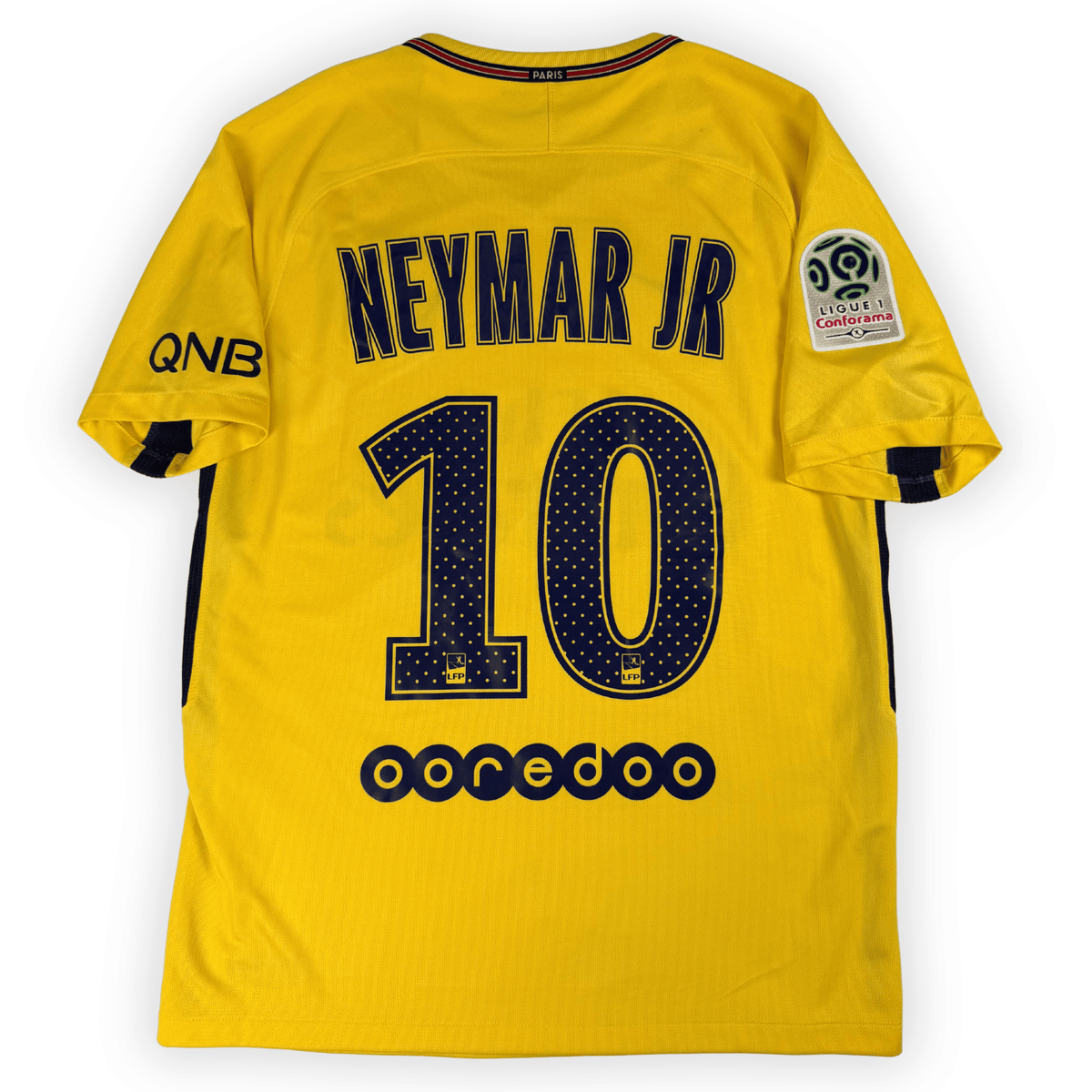 2017-18 Psg League 1 Away Shirt Neymar Jr #10 - (S) product image 2, provided for visual reference and product detail review