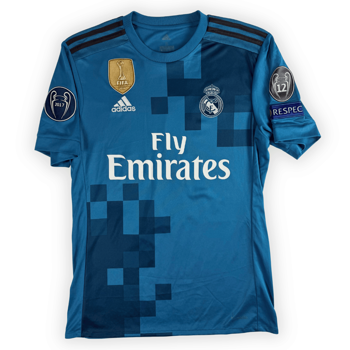 2017-18 Real Madrid Ucl Third Shirt Ronaldo #7 - (S) product image 2, provided for visual reference and product detail review