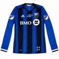 2017-2018 Montreal Impact Home Au L/S Shirt # - (S) product image 1, provided for visual reference and product detail review