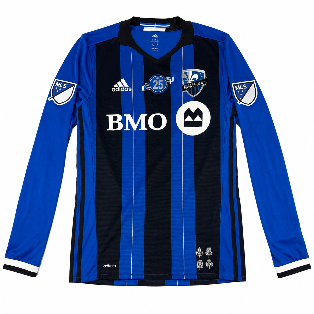 2017-2018 Montreal Impact Home Au L/S Shirt # - (S) product image 1, provided for visual reference and product detail review