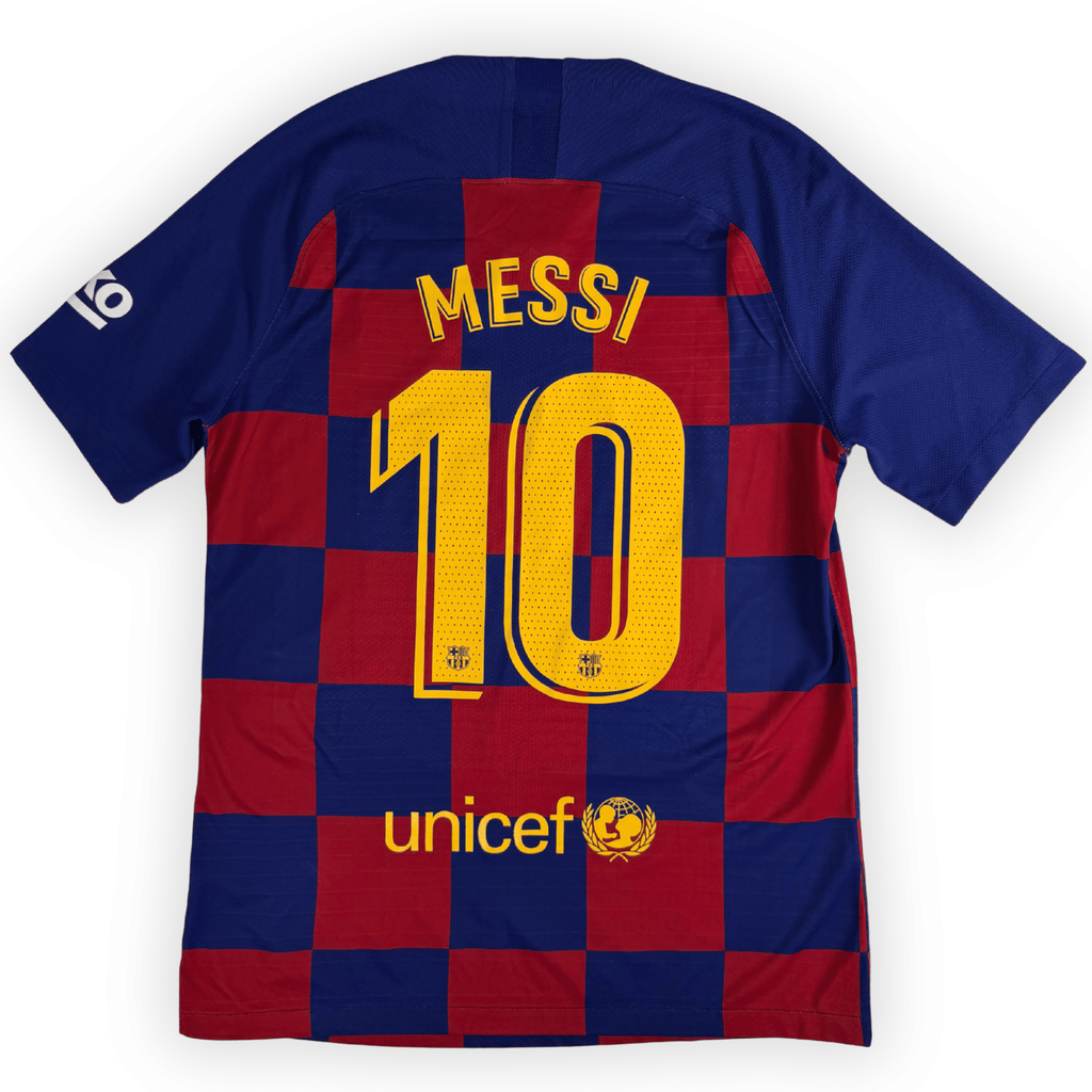 2018-19 FC Barcelona Authentic Home Shirt Messi #10 - (M) product image 1, provided for visual reference and product detail