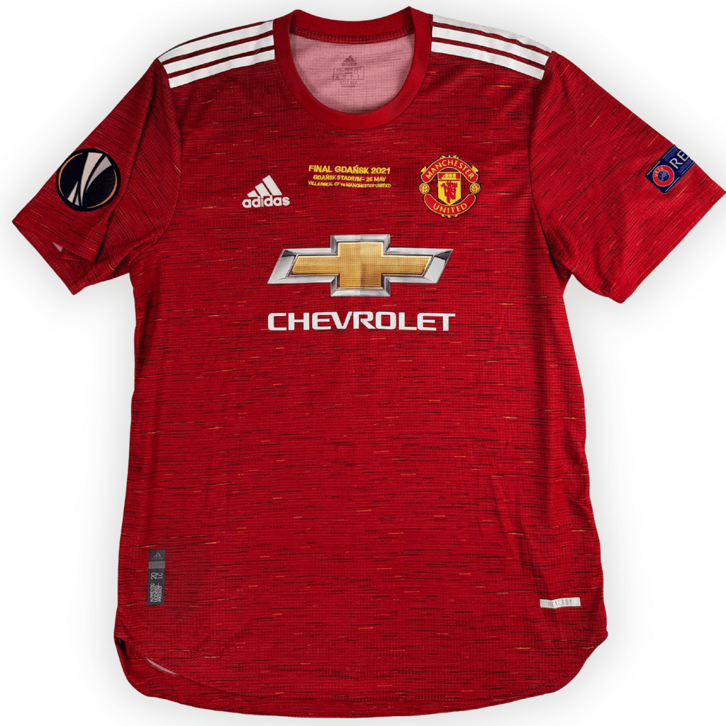 2020-21 Manchester United Europa Final Authentic Home Shirt B. Fernandes # - (L) product image 2, provided for visual