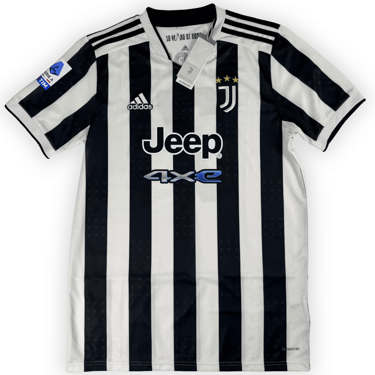 2021-22 Juventus Serie A Home Shirt Ronaldo #7 - (M) product image 2, provided for visual reference and product detail review
