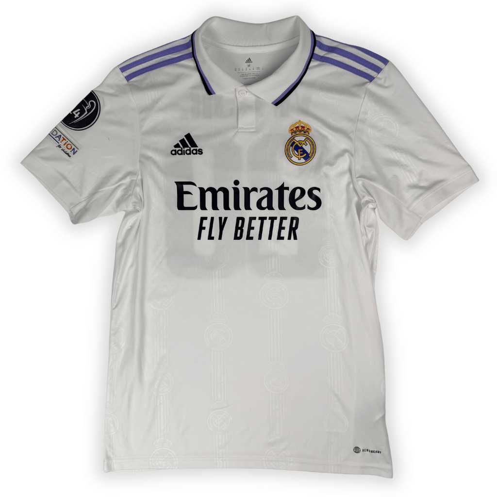 2022-23 Real Madrid Ucl Home Shirt Vini Jr #20 - (M) product image 2, provided for visual reference and product detail review