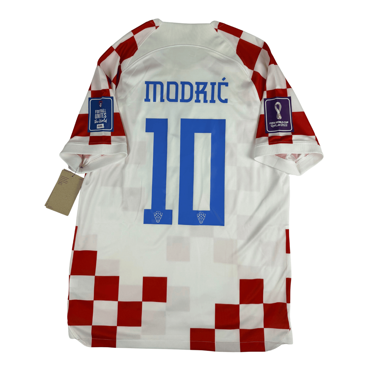 2022 Croatia World Cup Home Mdt Shirt Modric #10 - (M) product image 2, provided for visual reference and product detail