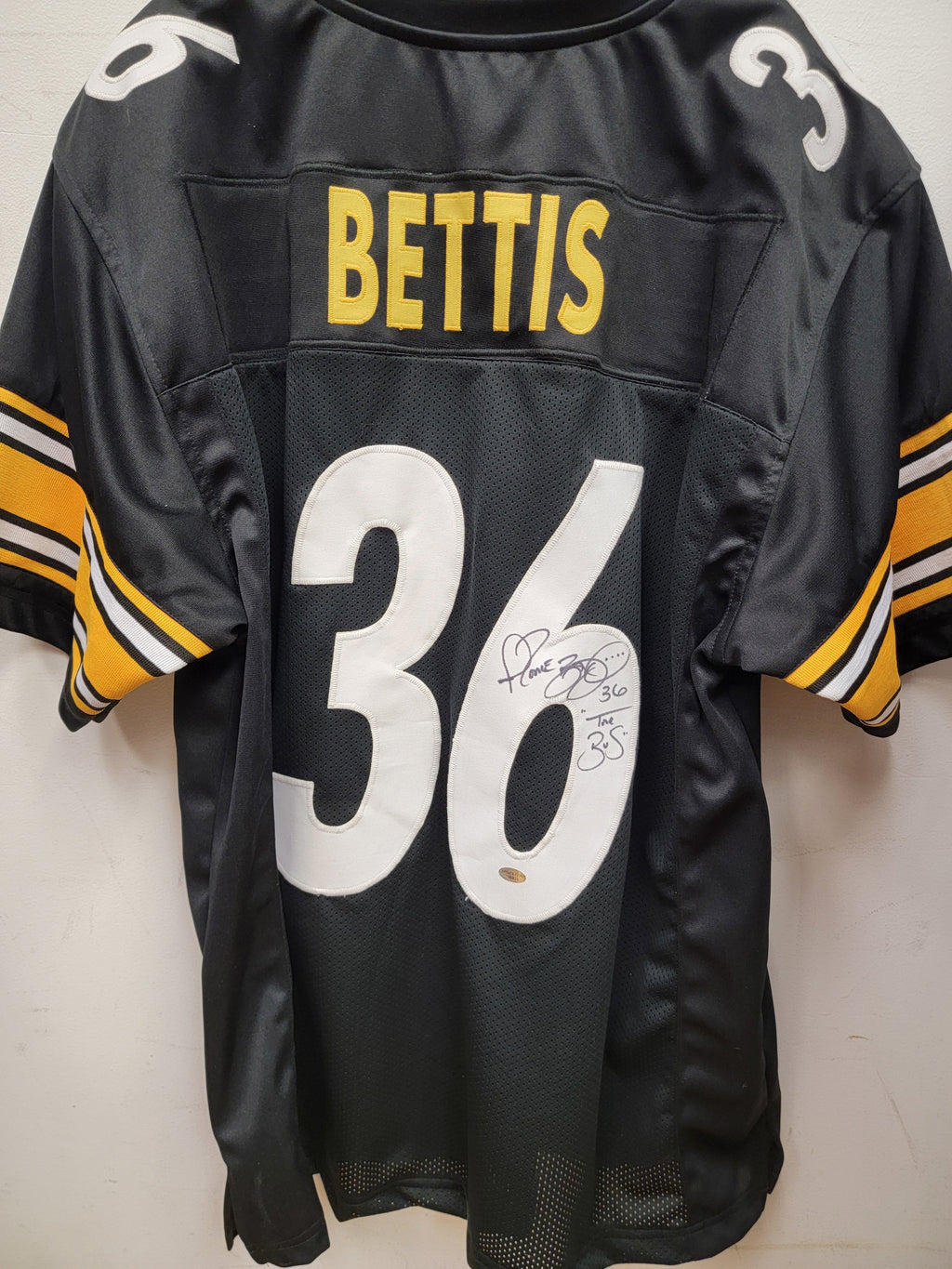 Jerome Bettis Pittsburgh Steelers autographed jersey COA product image 4
