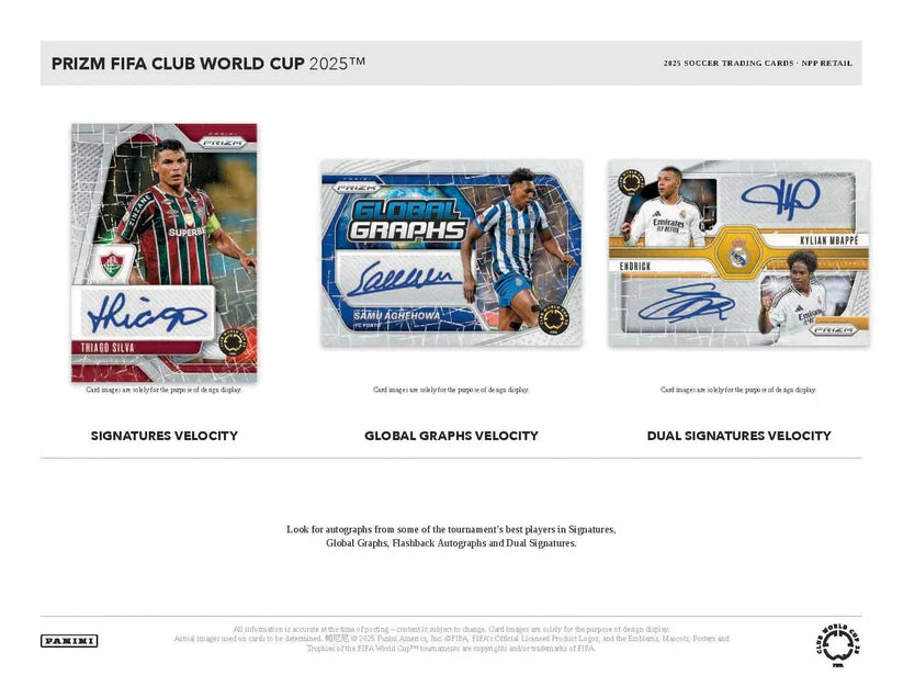 2025 Club World Cup Panini Prizm Hobby Mega Box product image 2, provided for visual reference and product detail review