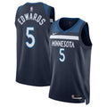 Anthony Edwards Minnesota Timberwolves Icon Edition Swingman Jersey - Navy - Unisex product image 1, provided for visual