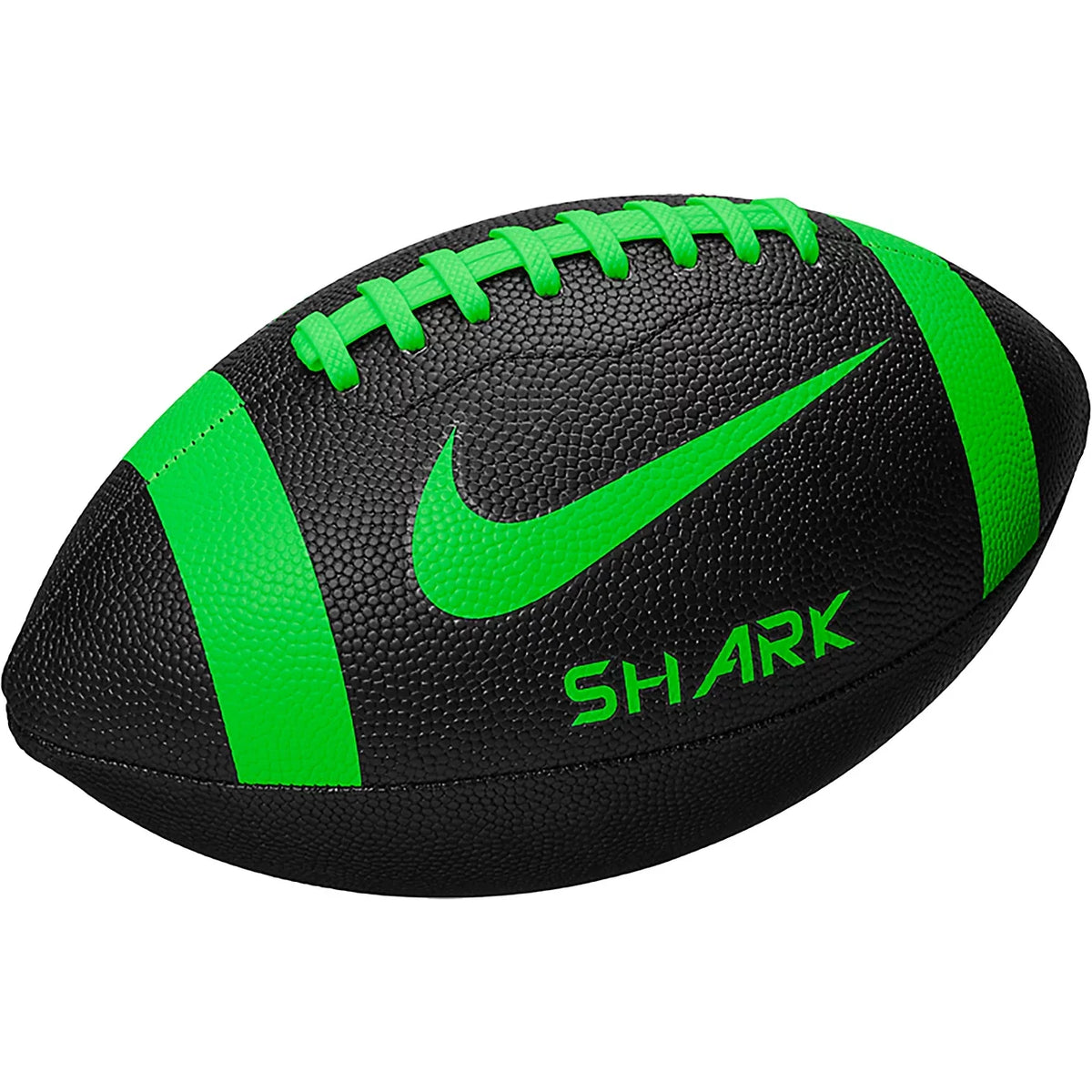 Nike Vapor Shark Youth Football-Black/Green product image 1, provided for visual reference and product detail review