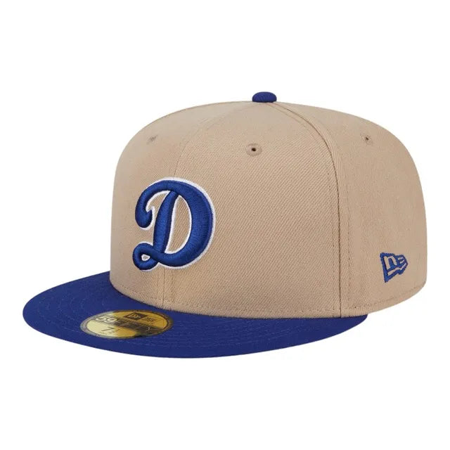 New Era Los Angeles Dodgers 59FIFTY Fitted Hat-Camel product image 3, provided for visual reference and product detail review