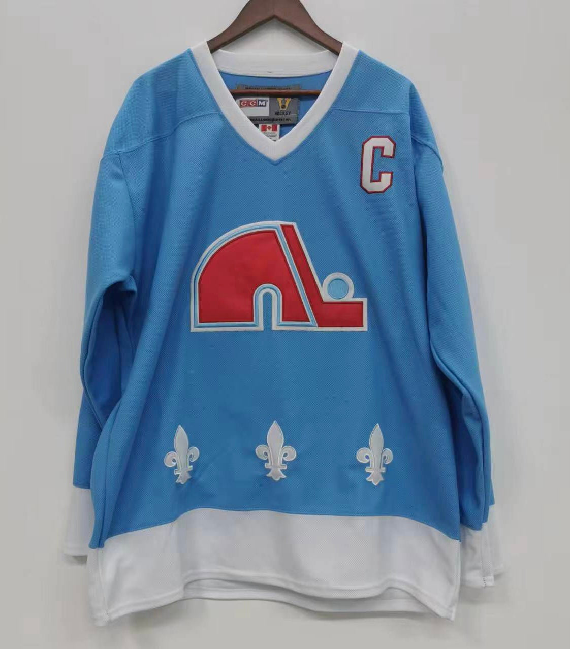 Joe Sakic Quebec Nordiques Official NHL CCM Jersey light product image 2
