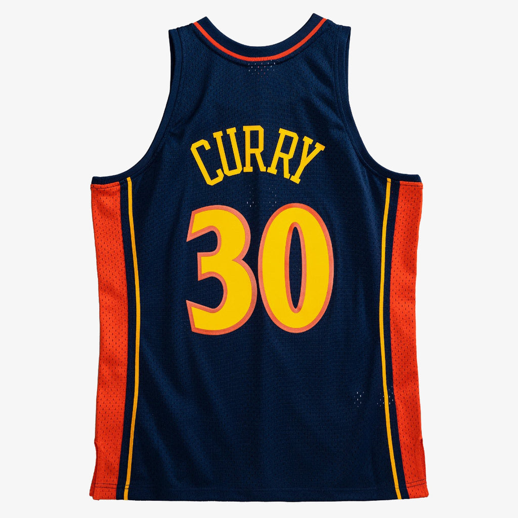 Stephen Curry Golden State Warriors 2009-10 Swingman Road Jersey product image 3, provided for visual reference and product
