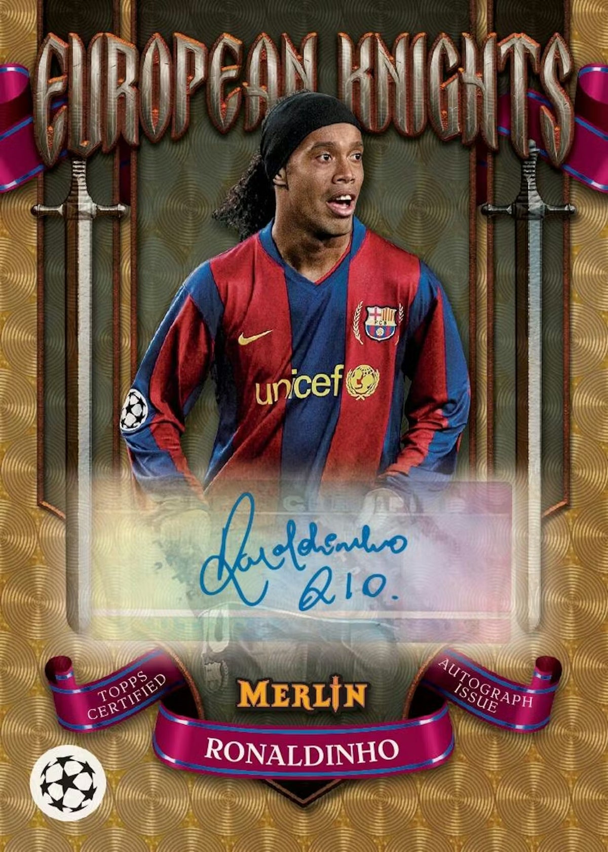 2024/25 Topps Chrome Merlin Uefa Club Competitions Blaster Box product image 3, provided for visual reference and product