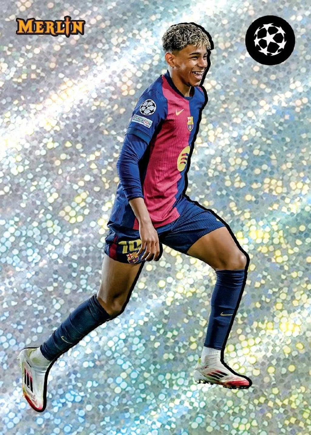 2024/25 Topps Chrome Merlin Uefa Club Competitions Blaster Box product image 4, provided for visual reference and product