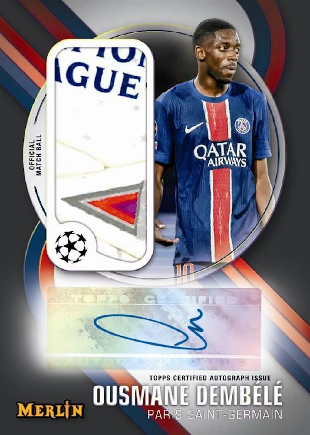 2024/25 Topps Chrome Merlin Uefa Club Competitions Blaster Box product image 6, provided for visual reference and product