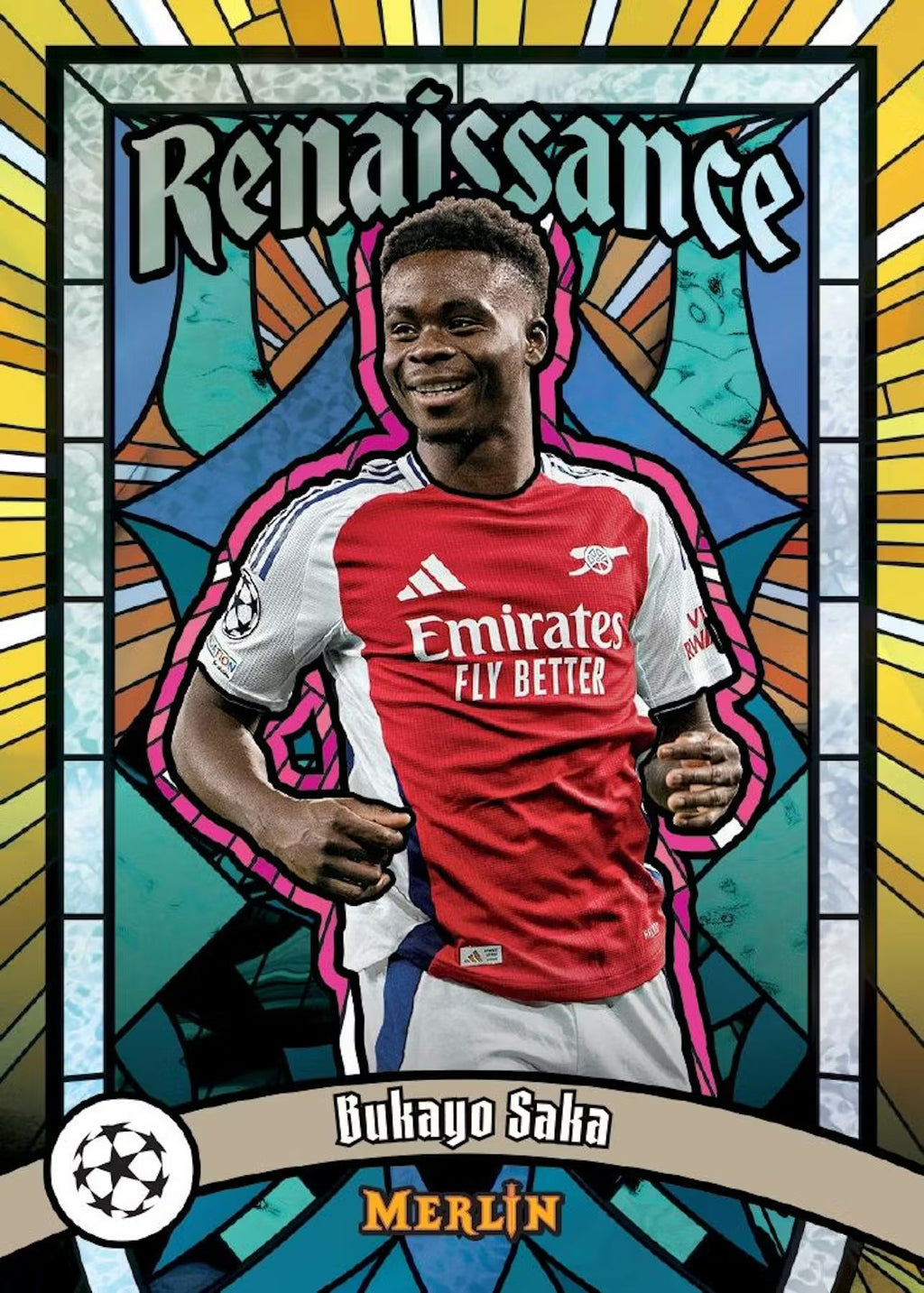 2024/25 Topps Chrome Merlin Uefa Club Competitions Blaster Box product image 7, provided for visual reference and product