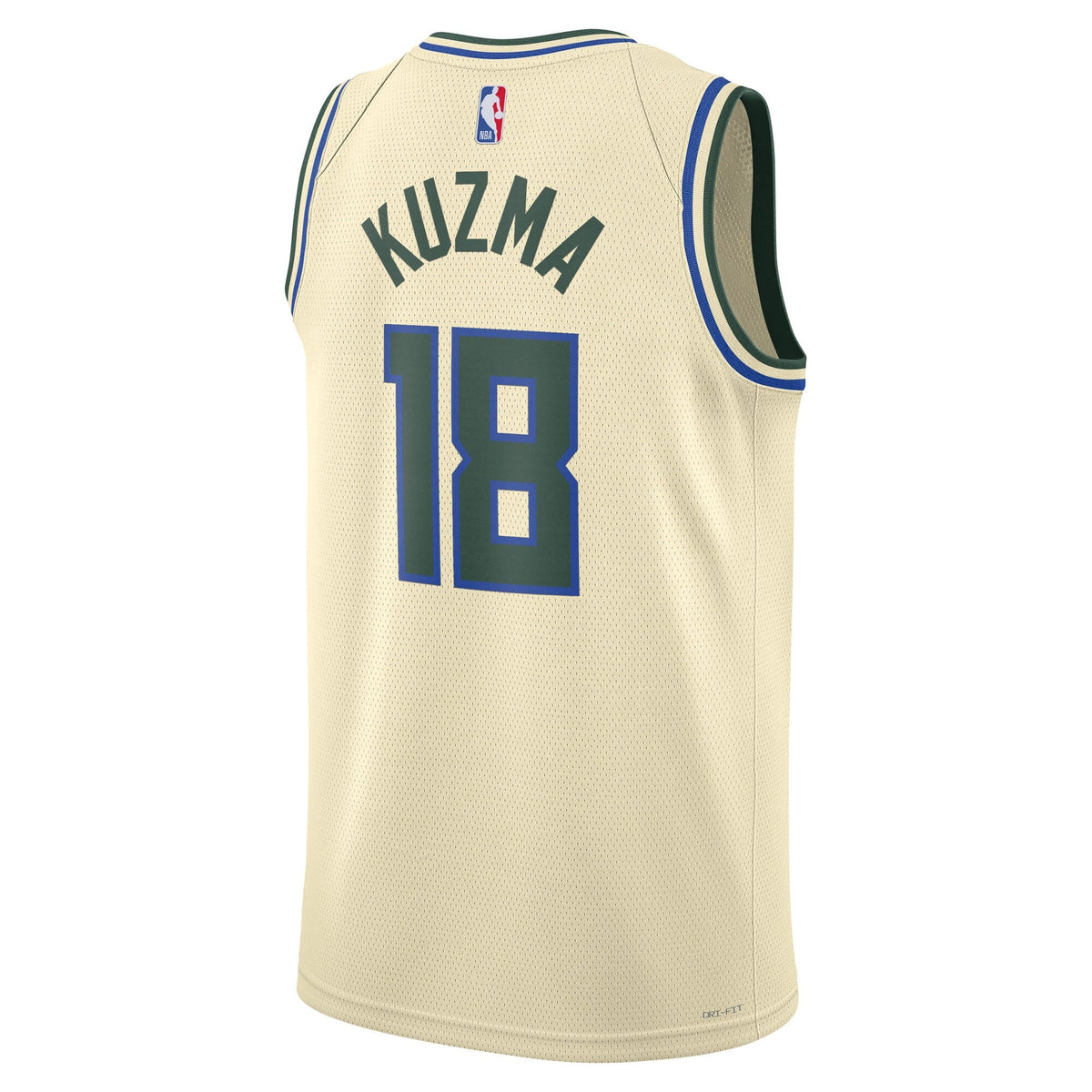 Kyle Kuzma Milwaukee Bucks 2025/26 City Edition Swingman Jersey - Cream - Unisex product image 4, provided for visual