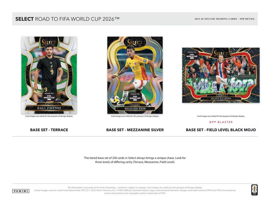 2026 Panini Select Road To Fifa World Cup Blaster Box product image 2, provided for visual reference and product detail