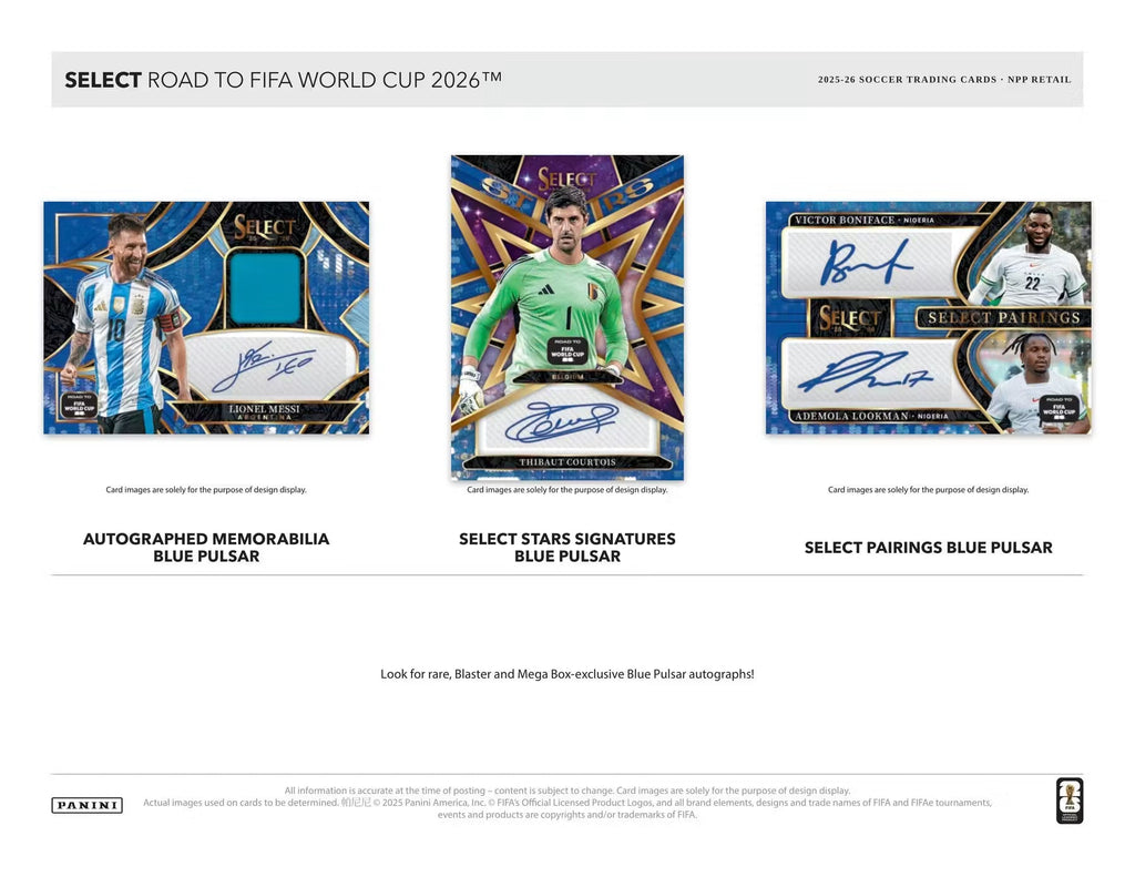 2026 Panini Select Road To Fifa World Cup Blaster Box product image 4, provided for visual reference and product detail