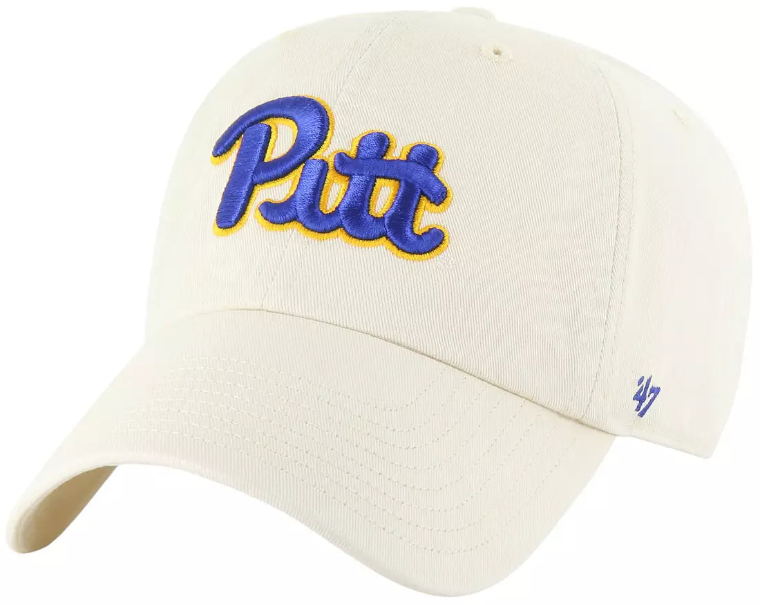 New Era Pittsburgh Panthers Classic 2.0 9TWENTY Adjustable Hat-Cream for Men product image 1, provided for visual reference
