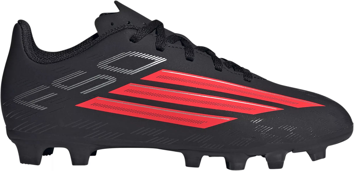 adidas F50 CLUB FG/MG JR - Core Black/Red product image 1, provided for visual reference and product detail review