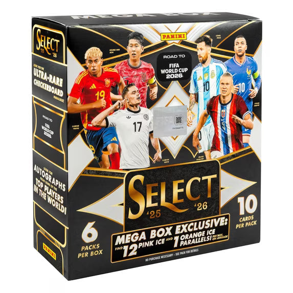 Panini Select Fifa Road To The World Cup Mega Box product image 1, provided for visual reference and product detail review