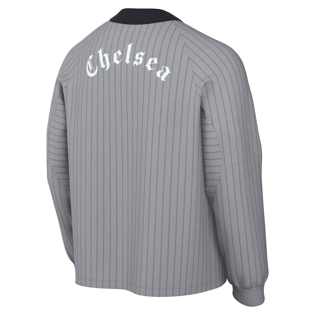 25/26 NIKE CHELSEA AUTHENTIC LONG SLEEVE GOALKEEPER JERSEY - Gray product image 3, provided for visual reference and product