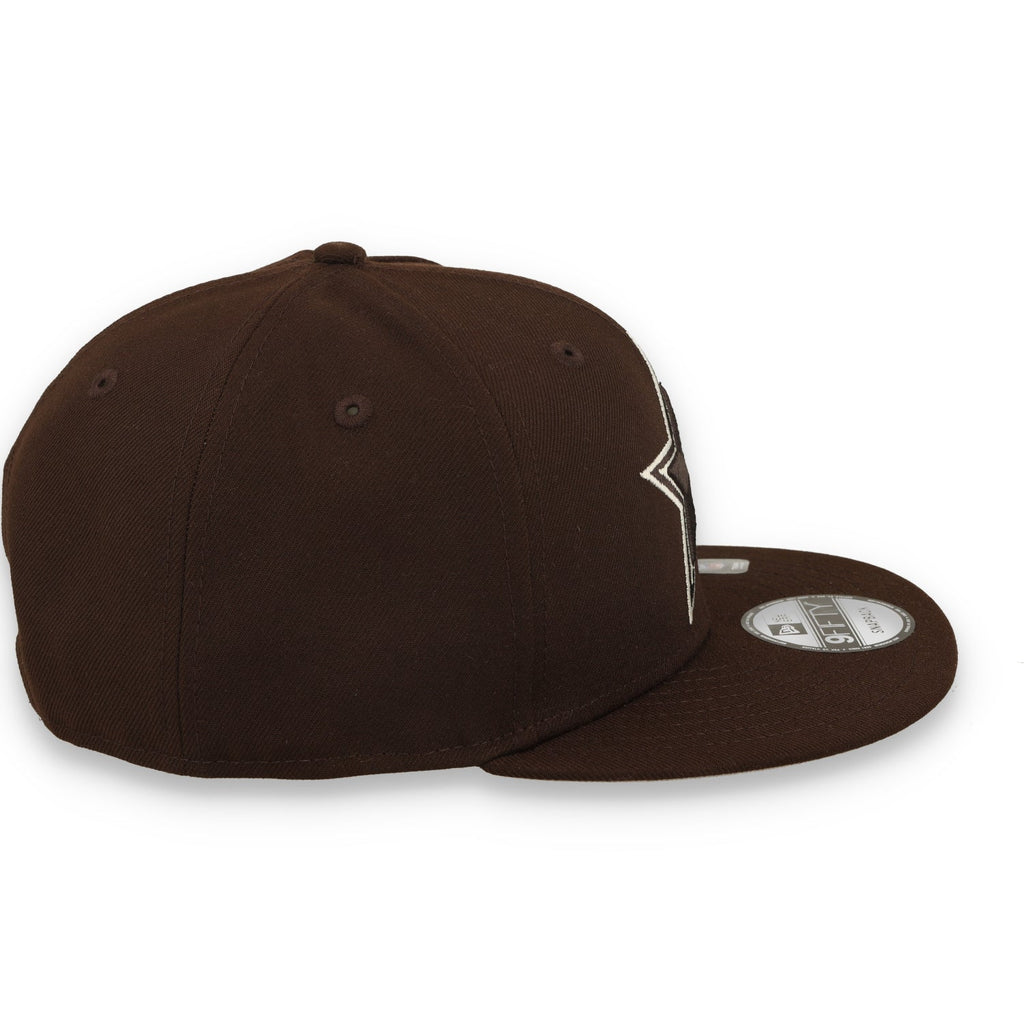 Dallas Cowboys New Era 9FIFTY Snapback Hat - Burnt Wood product image 5, provided for visual reference and product detail