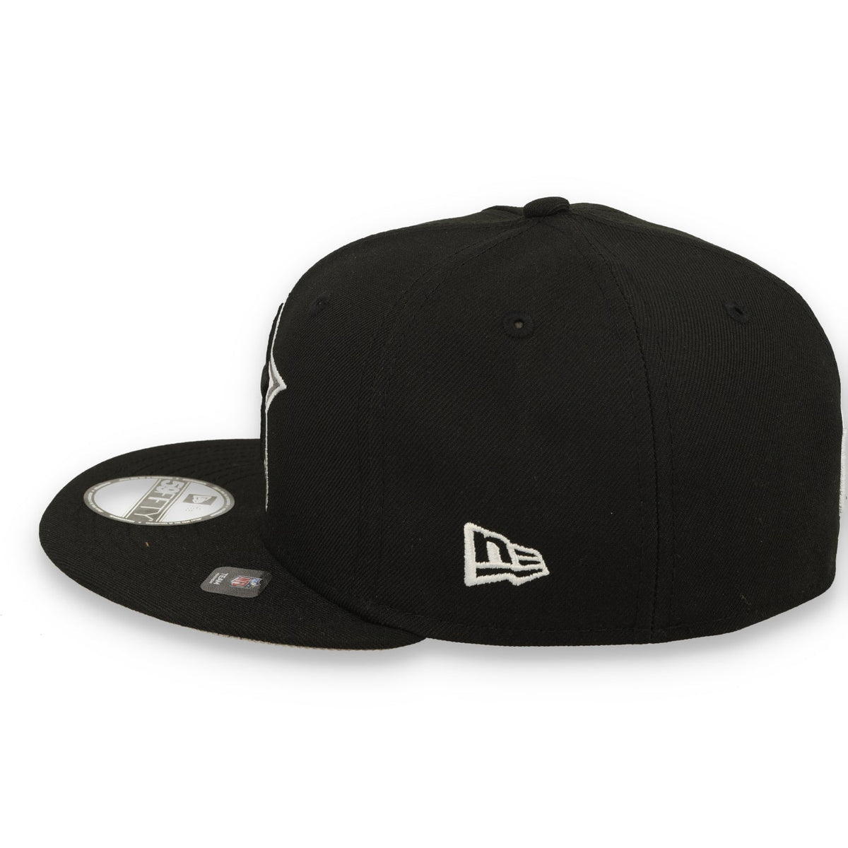 Dallas Cowboys New Era 59FIFTY Fitted Hat - Black product image 4, provided for visual reference and product detail review